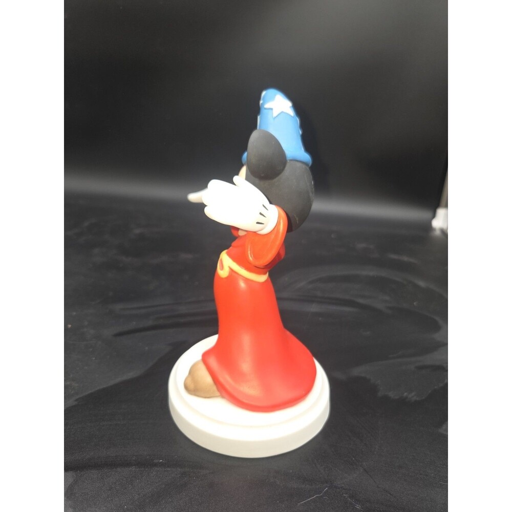 Vintage DISNEY Porcelain Mickey Mouse FANTASIA WIZARD 8" Figurine - Picture 5 of 14